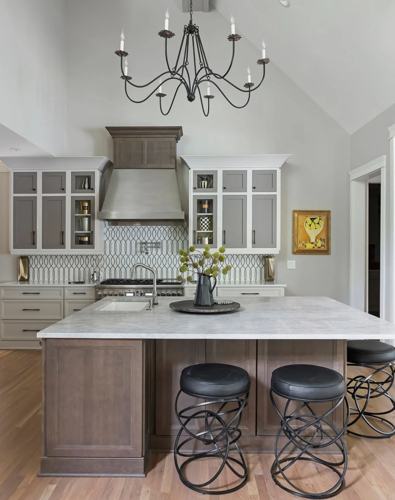 Bardi Designs interior with layered neutral furnishings and brass detail